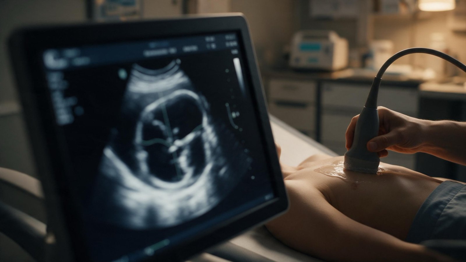 Echocardiogram examination during the Cardio & Brain checkup